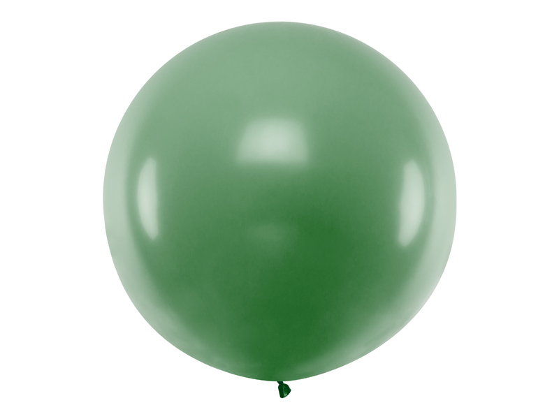 Levně Balónek velký tmavě zelený 1m