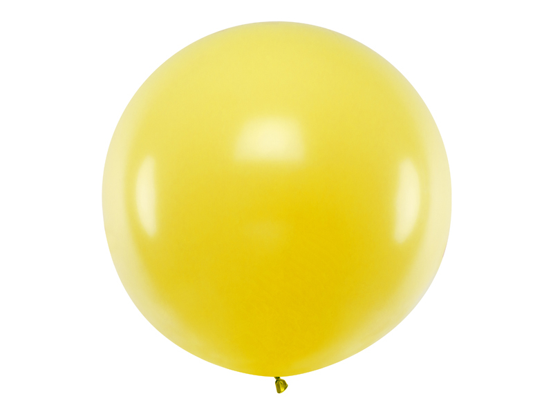 Levně Balónek velký žlutý 1m
