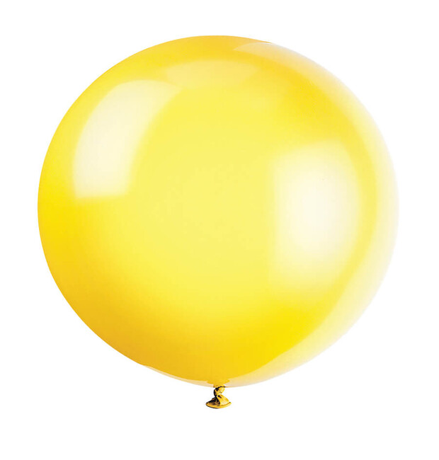 Balónek velký žlutý 90cm
