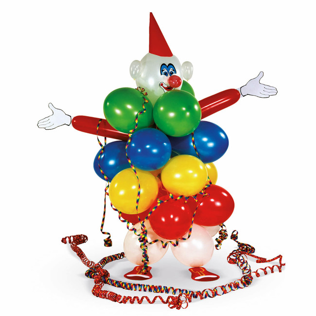 Levně Balónková dekorace Šašo 32ks balónků