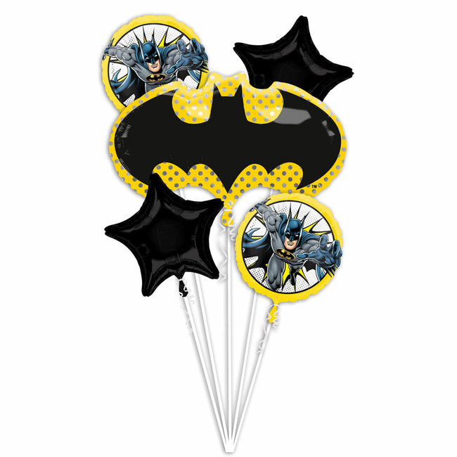 Levně Balónová kytice Batman 5ks