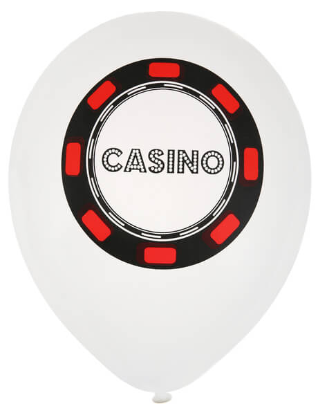 Balónky Casino 23cm 8ks
