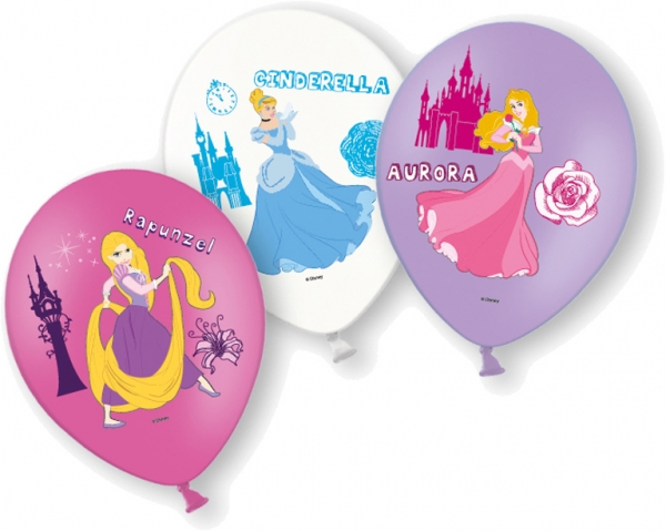 Balónky Disney Princezny 27cm 6ks
