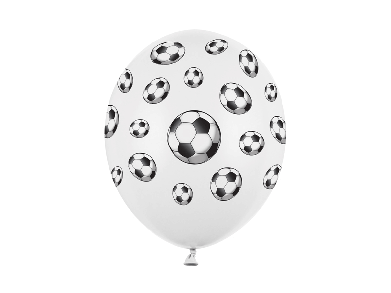 Balónky Fotbalové míče 30cm 6ks
