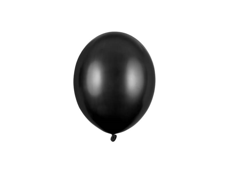 Balónky metalické černé 12cm 100ks