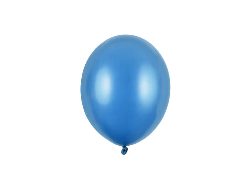 Levně Balónky metalické karibsky modré 12cm 100ks
