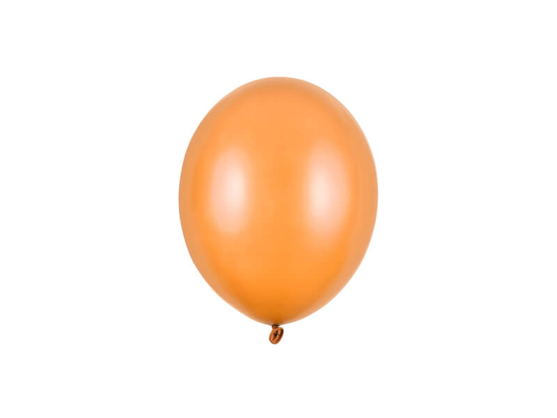 Balónky metalické mandarinkově oranžové 12cm 100ks