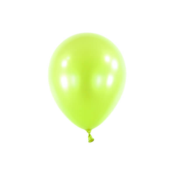 Balónky metalické kiwi zelené 13cm 100ks