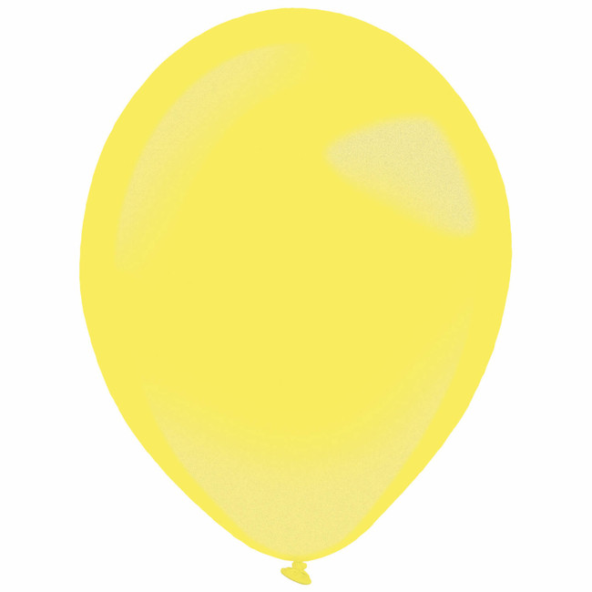 Balónky metalické žluté 13cm 100ks