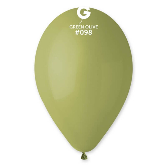 Balónky olivové 30cm 25ks