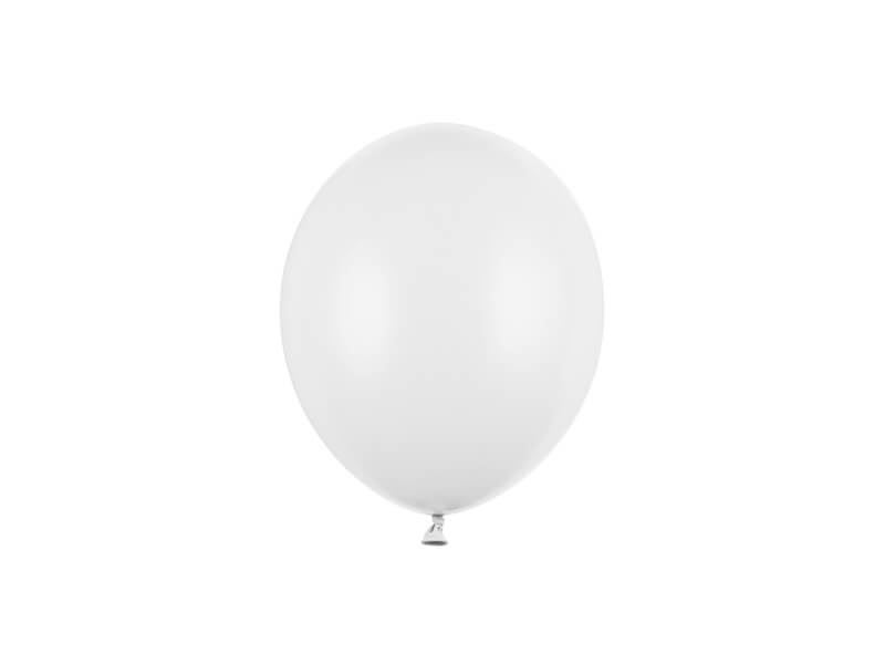 Levně Balónky pastelové bílé 12cm 100ks