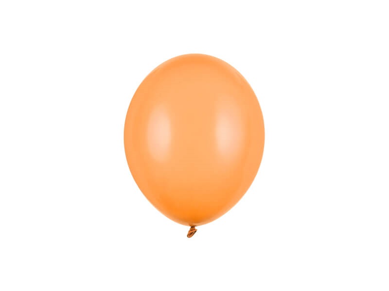 Levně Balónky světlo oranžové 12cm 100ks