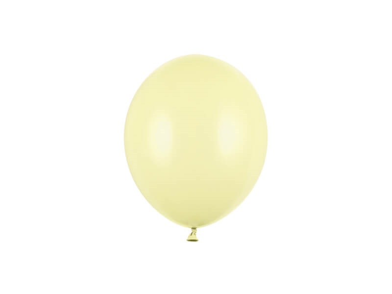 Levně Balónky pastelové světle žluté 12cm 100ks