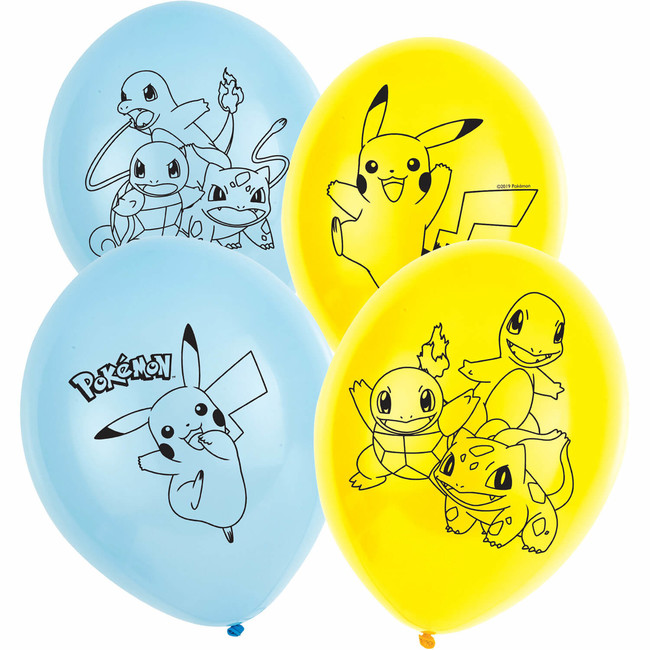 Balónky Pokémon 27,5cm 6ks