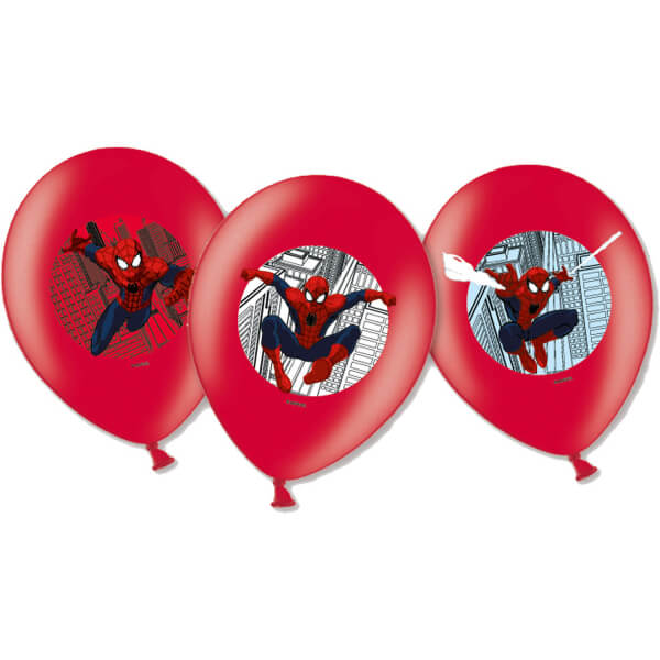 Balónky Spiderman Power Unite 6ks 27,5cm