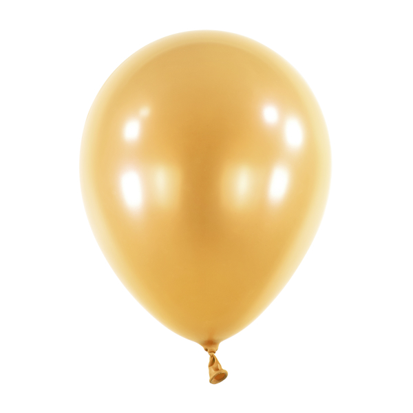 Levně Balóny zlaté metalické 27,5cm 50ks