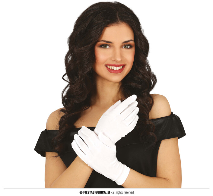 Dámské rukavičky bílé 25cm