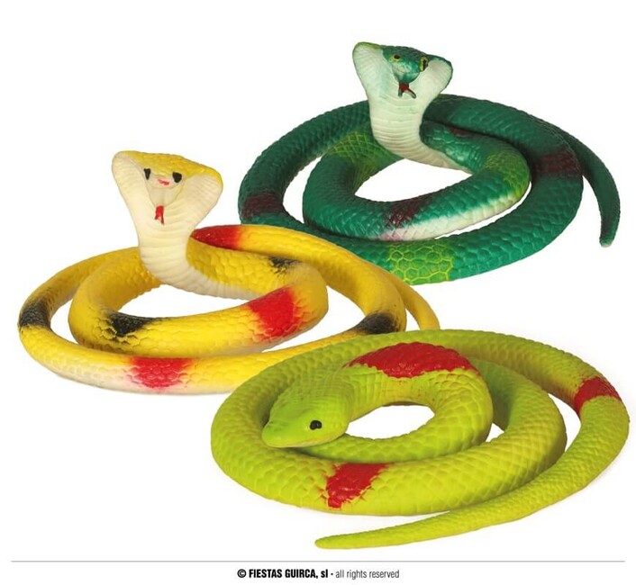 Dekorační had 3druhy 1ks