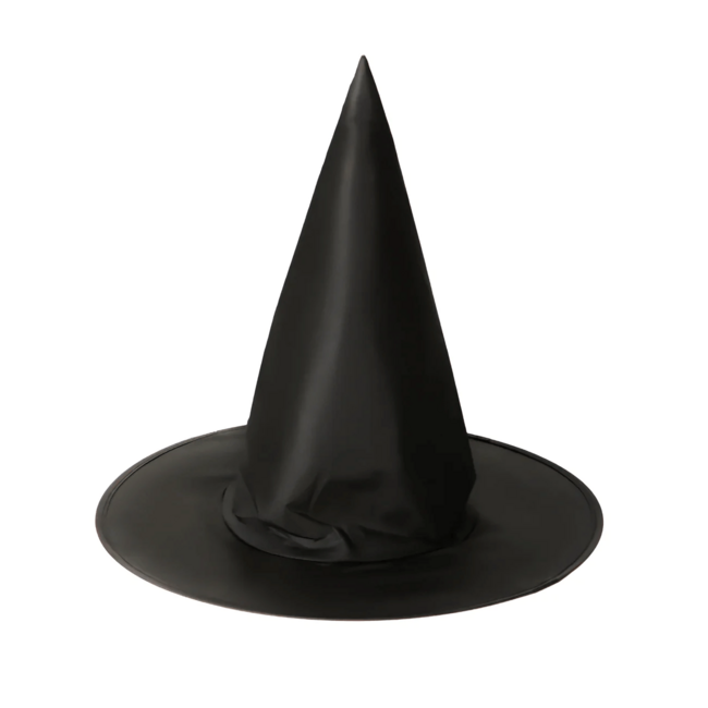 Levně Dětský kouzelnický klobouk černý klasik 38x32cm