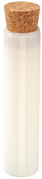 Skleněné dekorační tuby transparentní 6ks 2x10cm