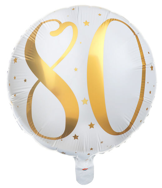 Levně Fóliový balónek 80 let 35cm