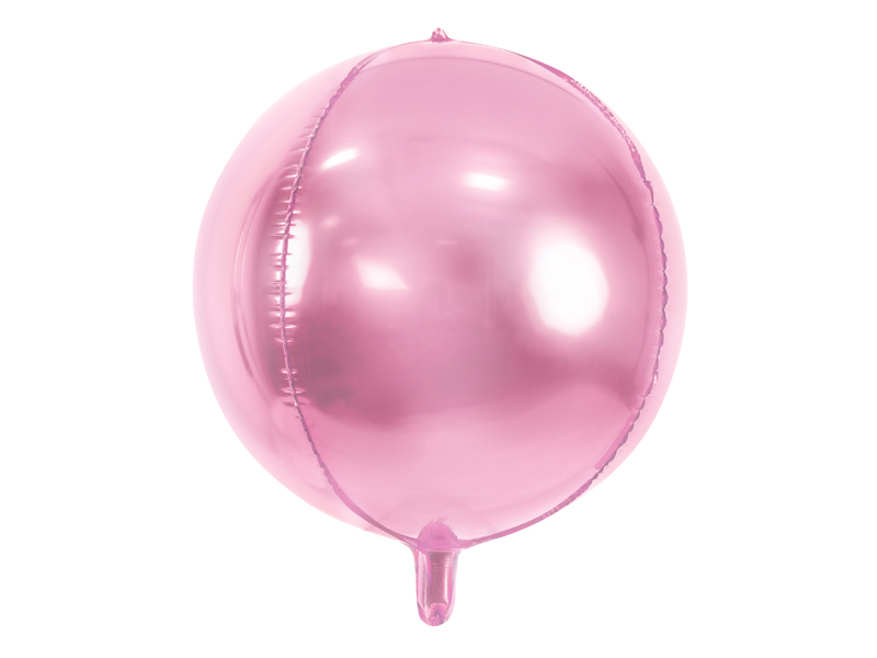 Levně Fóliový balónek Koule světle růžová 40cm