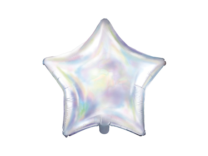 Fóliový balónek Hvězda iridescentní 48cm