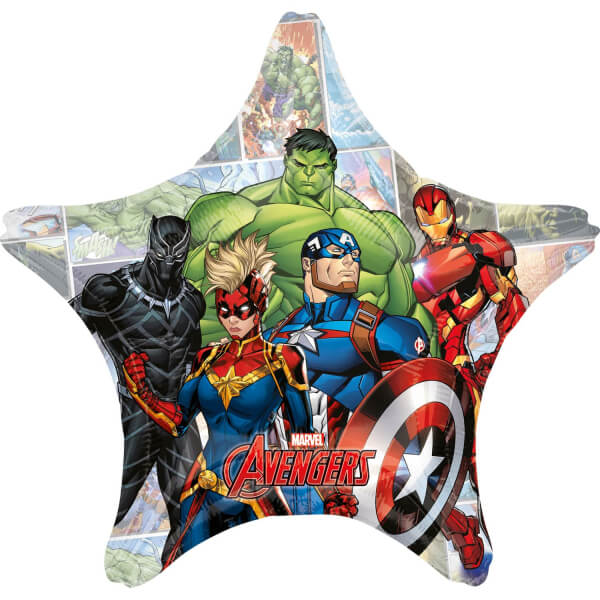Levně Fóliový balónek hvězda Avengers Power Unite 71cm