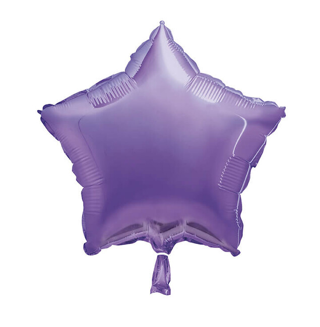 Fóliový balónek hvězda purpurová 45cm