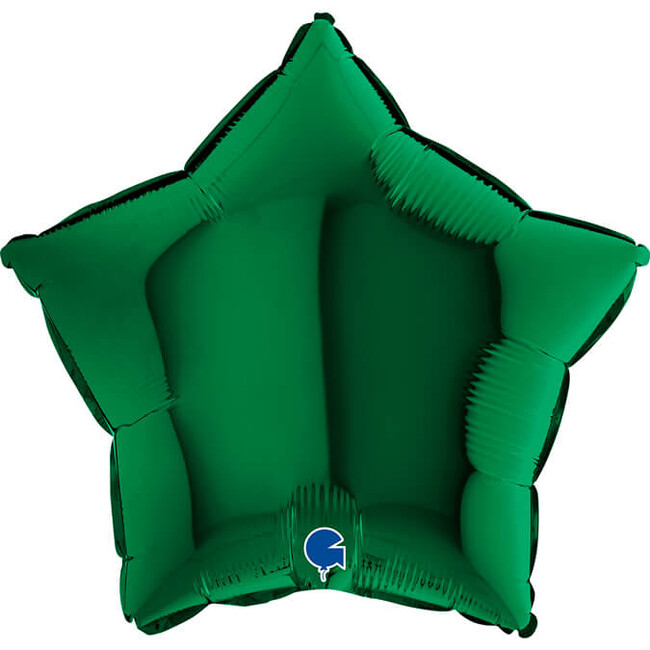 Levně Fóliový balón hvězda zelená 43cm