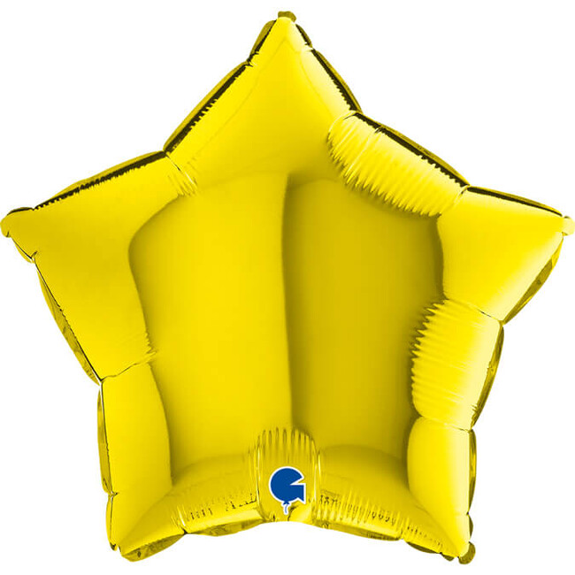 Fóliový balónek hvězda žlutá 46cm