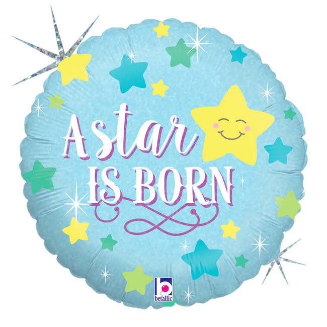 Fóliový balónek IT'S a Boy Star is Born 46cm