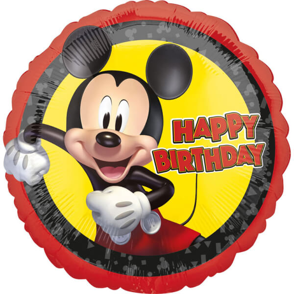 Levně Fóliový balónek Mickey Mouse Happy Birthday 45cm
