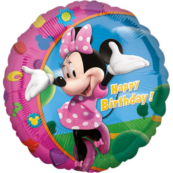 Levně Fóliový balónek Minnie Happy Birthday 45cm