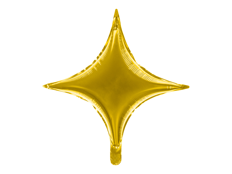 Levně Fóliový balónek hvězda zlatá 45cm