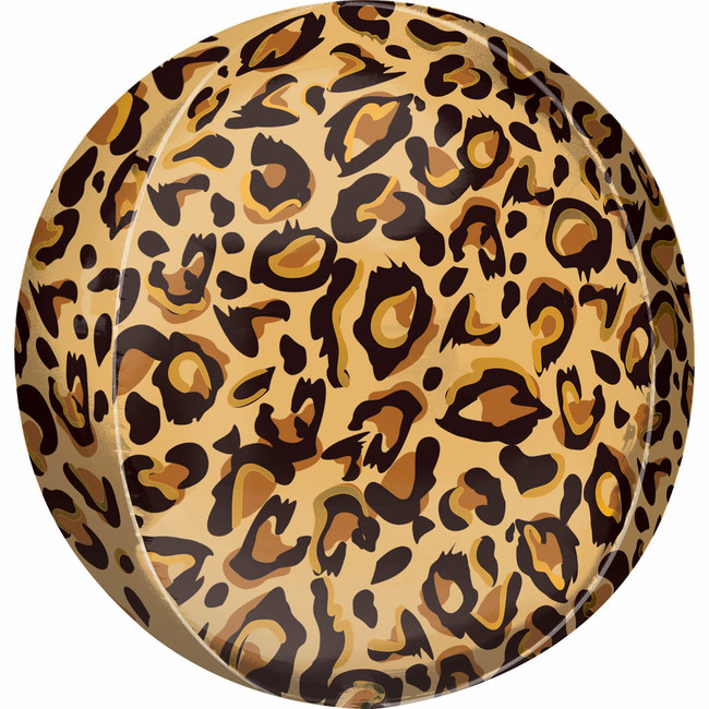 Fóliový balónek orbz Leopardí skvrny 40cm