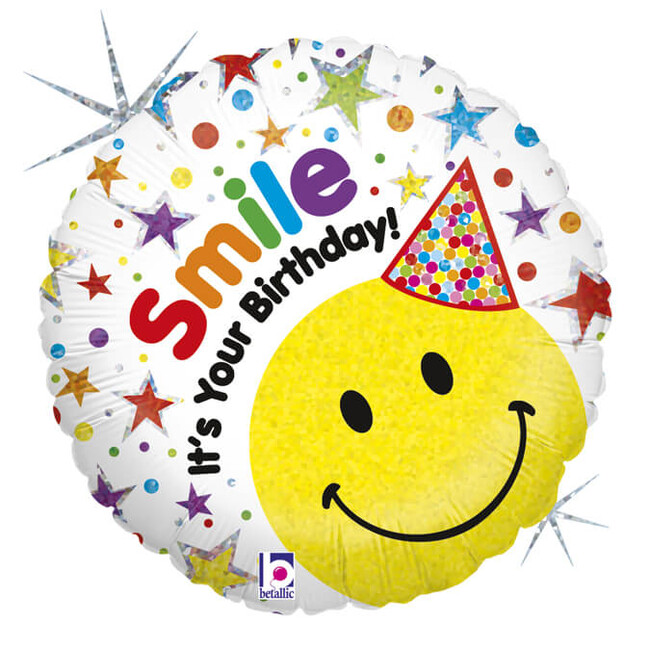 Fóliový balónek Smile IT'S Your Birthday 46cm