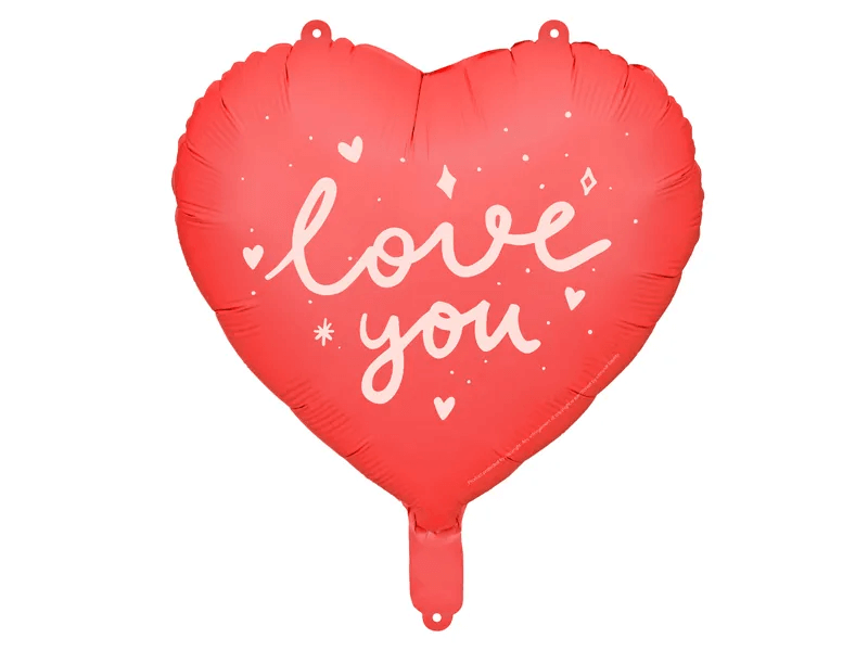 Fóliový balónek srdce Love you 45cm