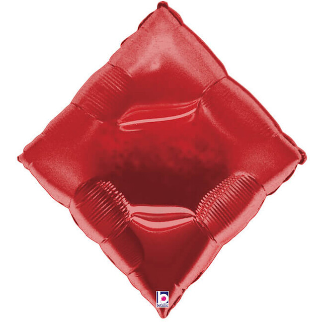 Levně Fóliový balónek supershape Casino Diamant červený 76cm