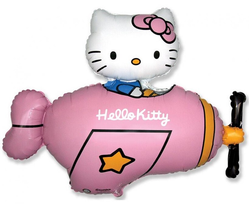 Levně Fóliový balón supershape Hello Kitty 77x92cm