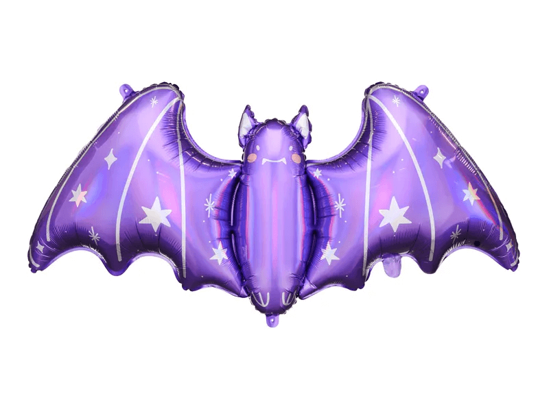 Levně Fóliový balónek supershape Netopýr fialový 119x51cm