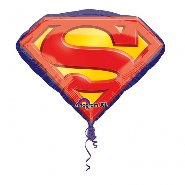 Levně Fóliový balónek supershape Superman Emblem 66x50cm