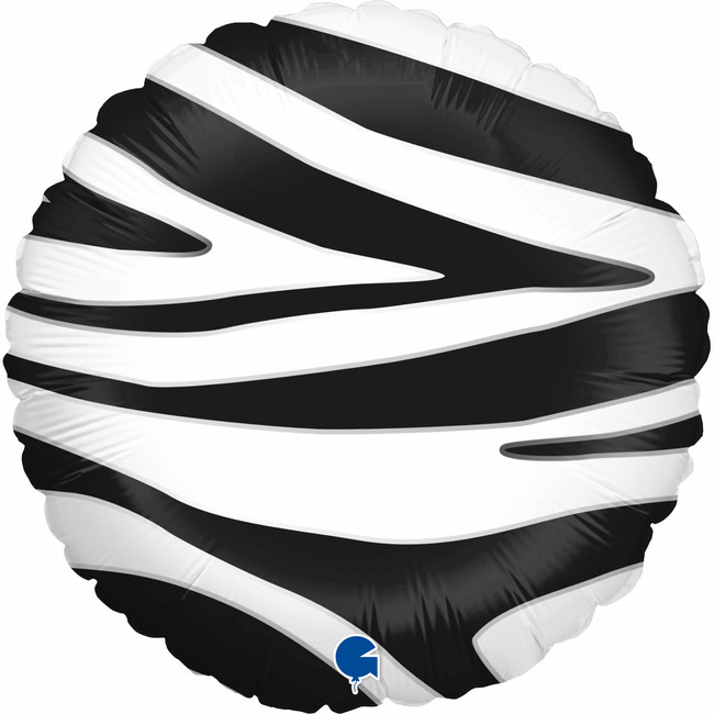 Fóliový balónek Zebří pruhy 46cm
