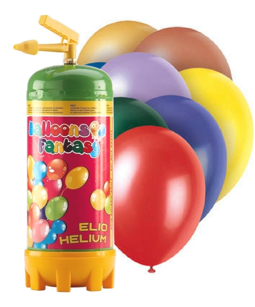 Levně Heliová láhev 20 + balónky