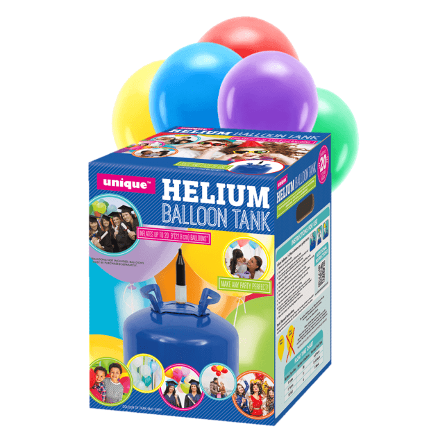 Levně Helium 20 + balónky