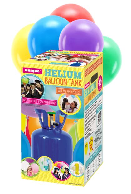 Levně Heliová láhev 30 + balónky