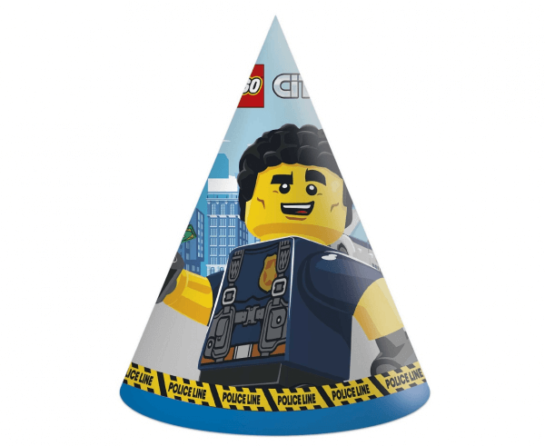 Levně Kloboučky Lego City 6ks