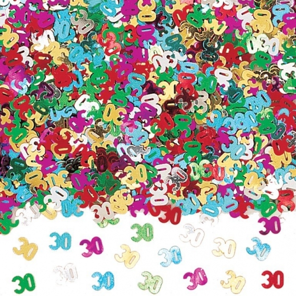 Konfety 30.narozeniny barevné 40g