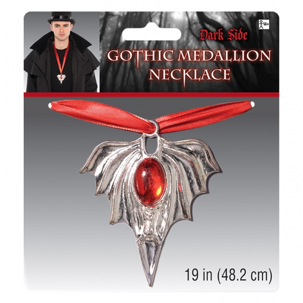 Medaile Gothic s červeným diamantem