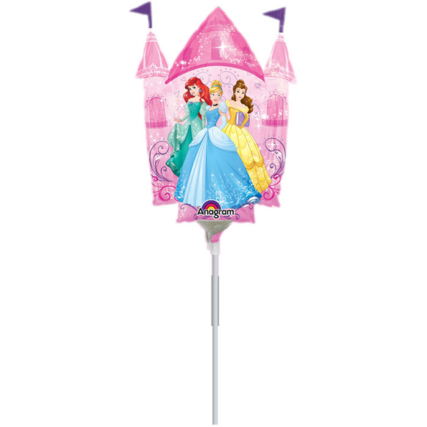 Levně Mini fóliový balónek Disney Princezny zámek 35cm